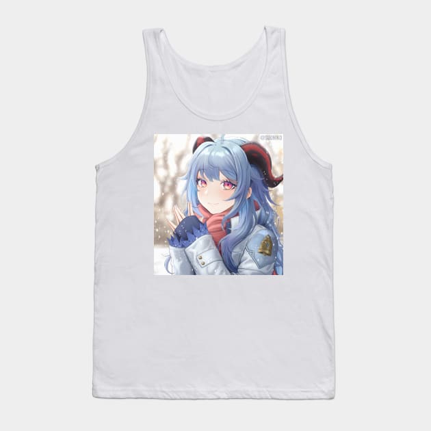 Casual Winter Ganyu Tank Top by SUONIKO